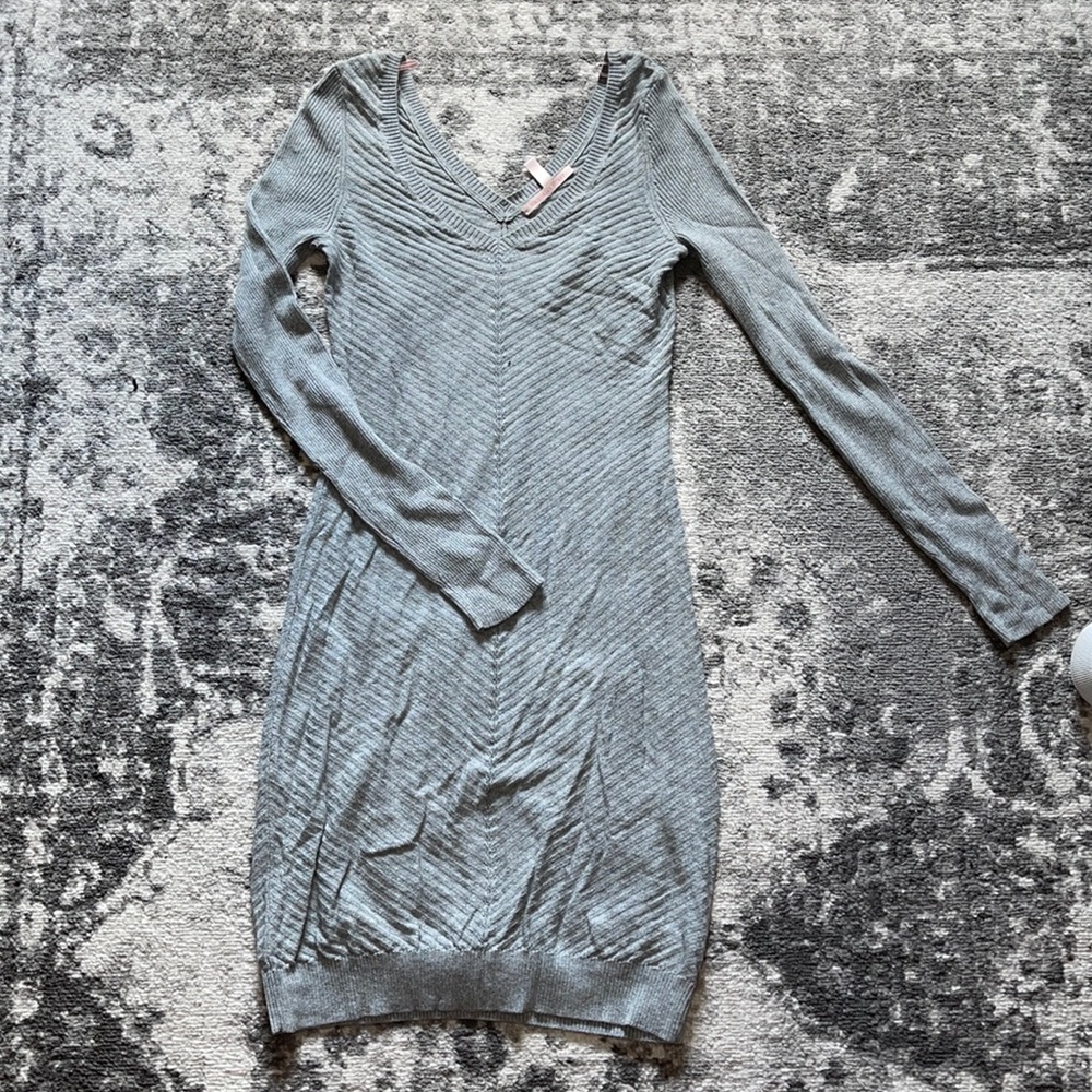 Gray Victoria’s Secret sweater dress
